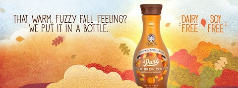 Califia Farms Announces Release of Pumpkin Spice Latte, Return of Holiday Nog