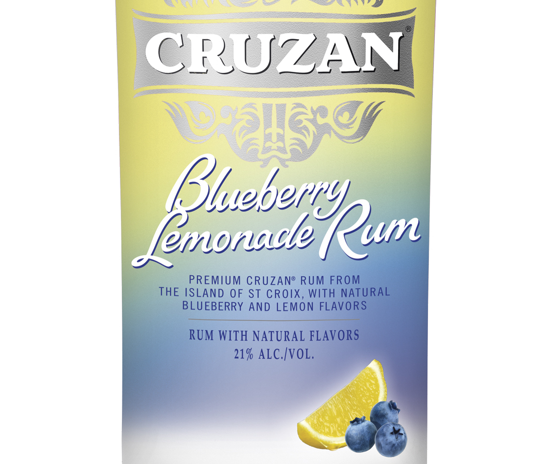 Beam Suntory Extends Cruzan Rum Line with Blueberry Lemonade Variety