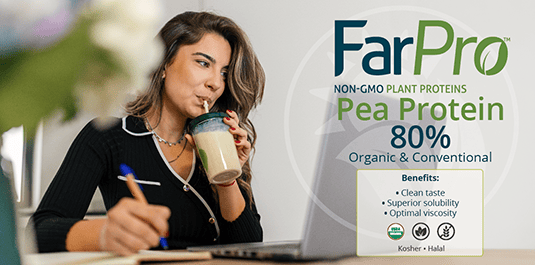 Plant-based protein that won't get in the way of great taste.