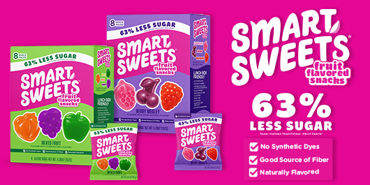 SmartSweets enters Fruit Snack category w/ new ‘Mixed Fruit’ & ‘Berry Medley’ Fruit Flavored Snacks