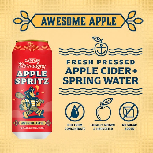 ⛴️ Stormalong Cider Launches NA Brand Family Captain Stormalong 
