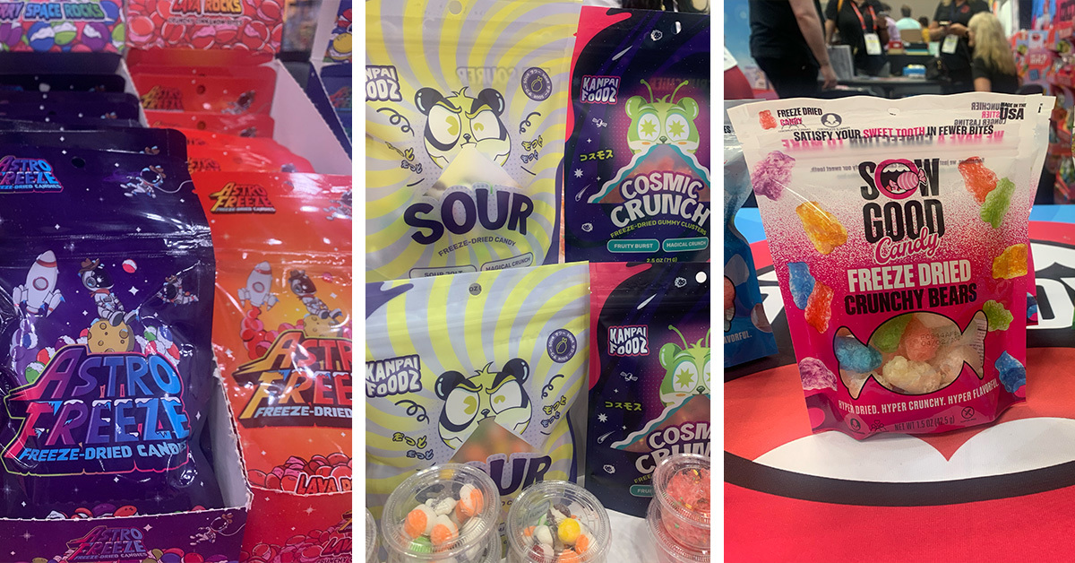 🍬 Sweets & Snacks Notebook: Freeze-Dried Candies Abound; Puffs Get a BFY Makeover