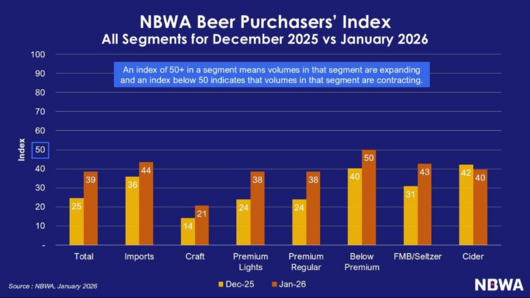 📊 Beer Records Highest Reading Since July in January BPI