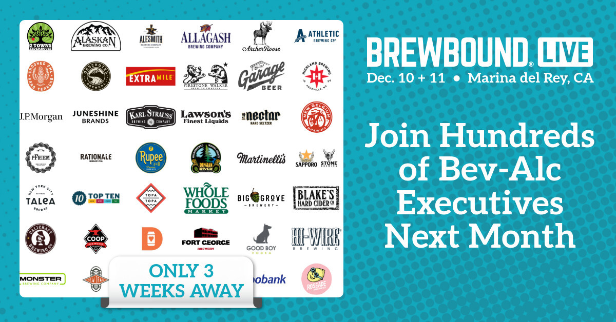‼️ Brewbound Live is Only 3 Weeks Away ‼️