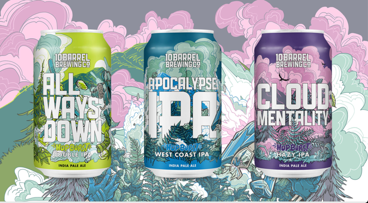 💥 10 Barrel HopBurst Family of IPAs
