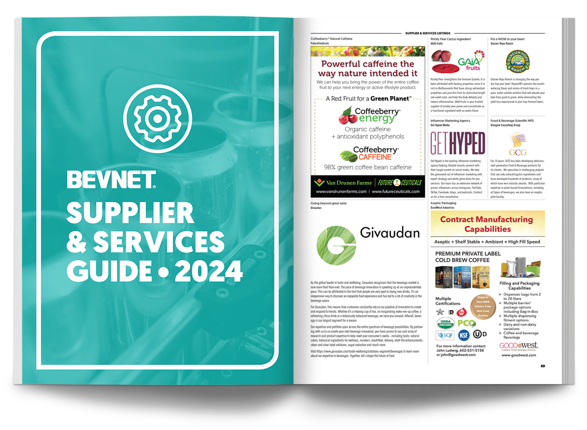 Now Available: BevNET's 2024 Supplier & Services Guide