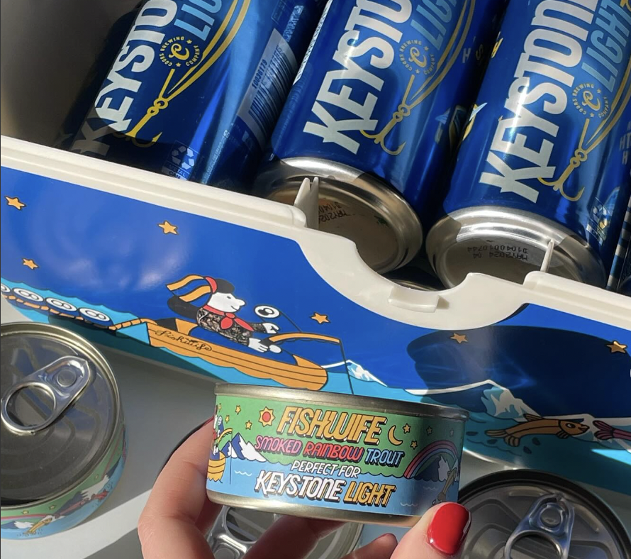 🐟 Fishwife Collabs With Keystone Light