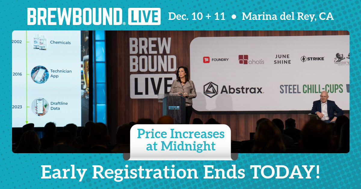 🚨 Brewbound Live Early Registration Pricing Ends TODAY!