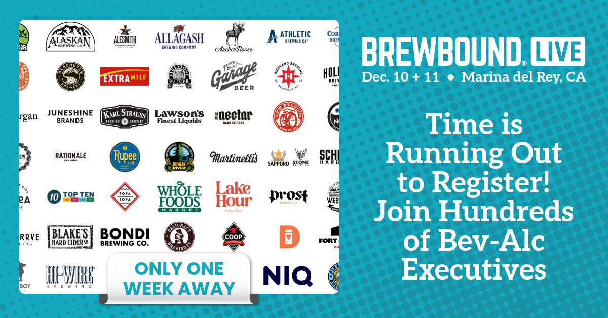 ⏰ Brewbound Live is Next Week! Time is Running Out to Register
