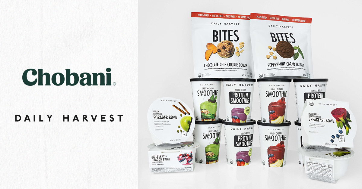 🤝 Chobani Acquires Daily Harvest, Aims For ‘Every Home In America’