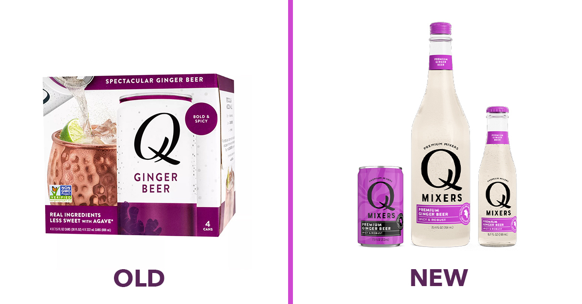 🎨 Q Mixers’ Rebrand Seeks to Forge Stronger Connection With Consumers