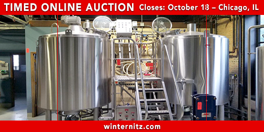 Online Auction Closes Oct. 18 Late Model Craft Beer Production Facility & Supply