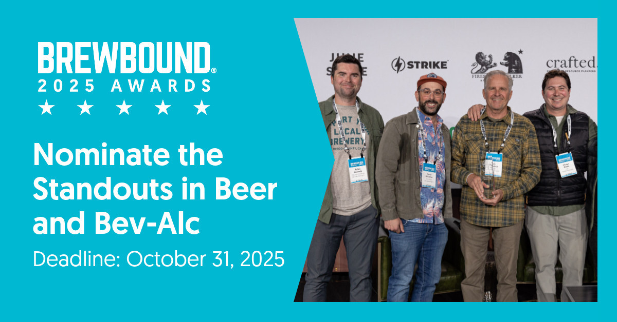 🏆 Who Shaped the Beer & Bev-Alc Industry in 2025? Nominations Due this Friday (10/31)