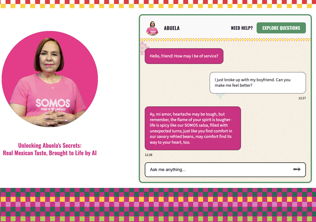 📱The Main Ingredients In SOMOS’ Latest Launch? An Abuela and Artificial Intelligence🧓