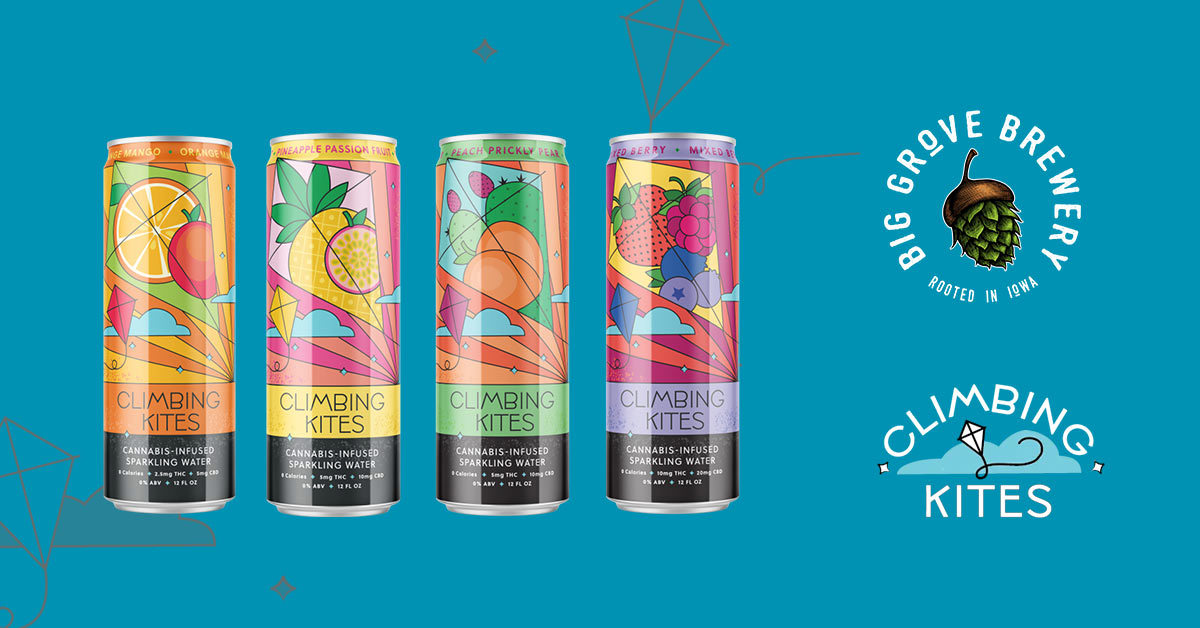 ⏮️ Big Grove Goes All In on THC-Infused Sparkling Water