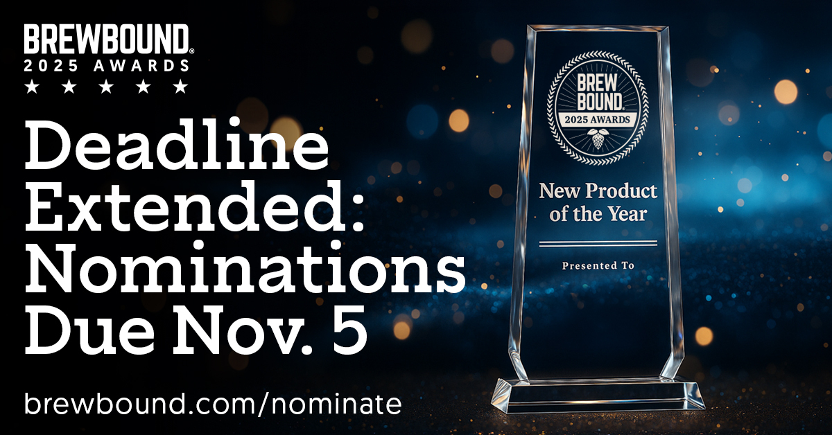 🚨 Deadline Extended! Submit Nominations for Brewbound's 2025 Awards by November 5
