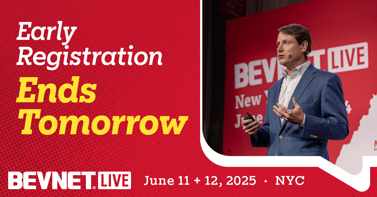 🔔 Ends Tomorrow: Last Chance to Save on BevNET Live NYC