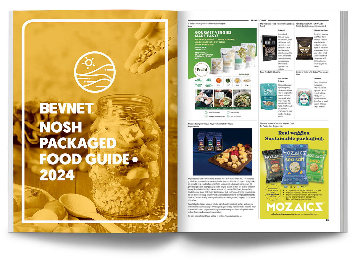 List in the 2024 Nosh Packaged Food Guide – Early Bird Pricing Ends Tomorrow 8/8!