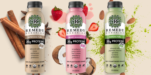  Remedy Organics Ramps Up Protein—Delicious Wellness Shakes Now Pack 20g