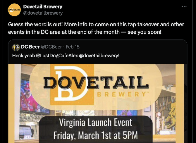 🏛️ Dovetail Expands into Virginia and Washington, D.C.