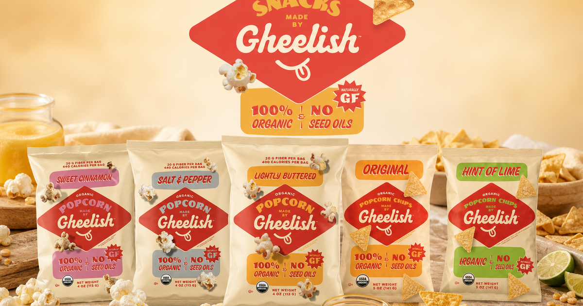 Gheelish Bets On Clarified Butter As It Builds Seed Oil-Free Snack Platform