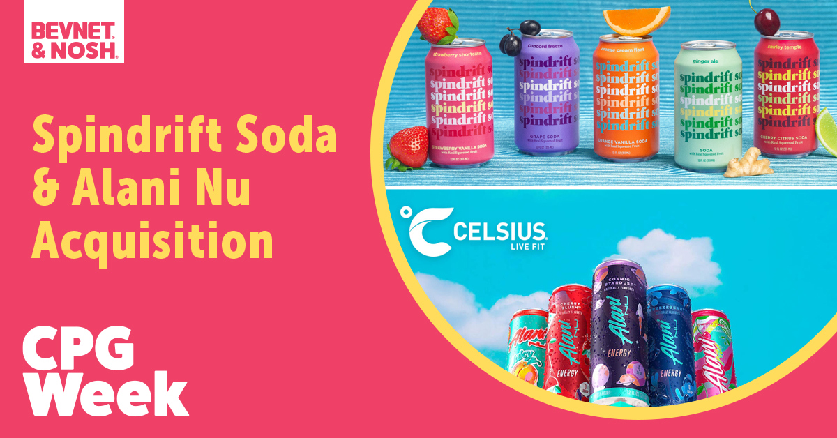 ⚡ Spindrift Soda & Alani Nu Acquired