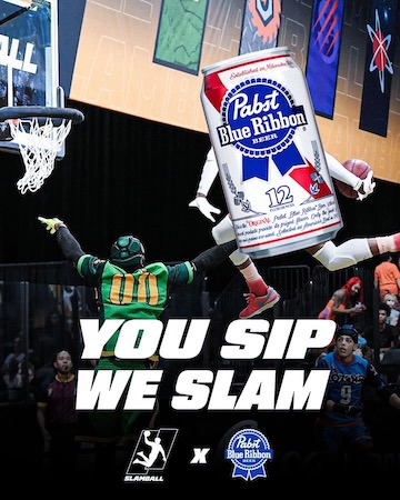 🏀 Pabst Blue Ribbon Named ‘Exclusive Beer Partner’ of SlamBall