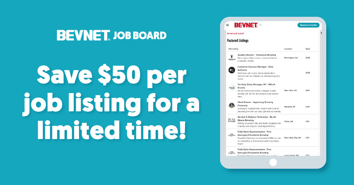 Connect with Top Talent on BevNET’s Job Board — Save Now!