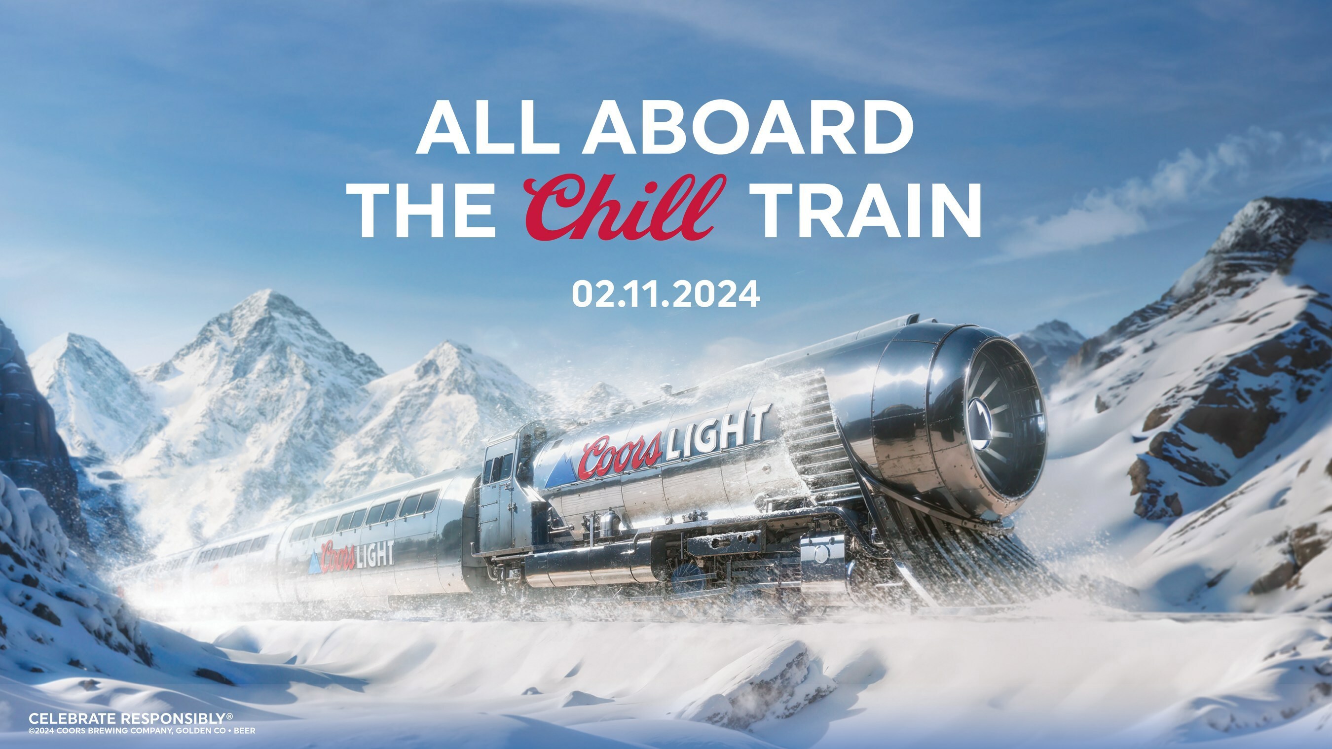 🚂 Coors Light Chill Train Returns for Super Bowl