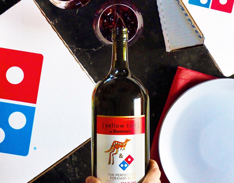 🍷  [yellow tail] and Domino’s Launch Red Blend