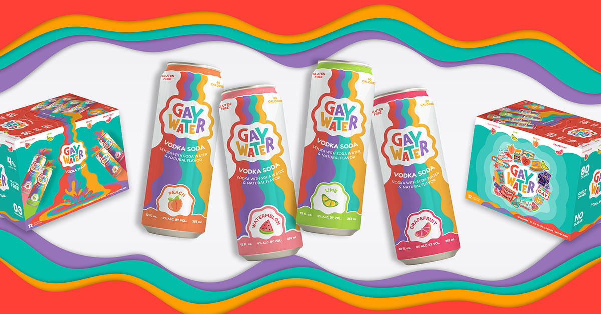 🌈 As Major Brands Waver, Gay Water Aims for Authenticity