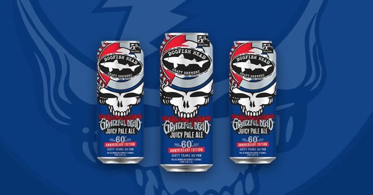 🦈 Dogfish Head Truckin’ to Growth on Grateful Dead Juicy Pale Ale Launch