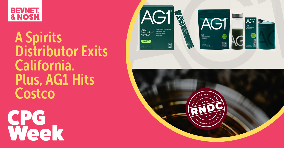 🍸 A Spirits Distributor Exits California. Plus, AG1 Hits Costco