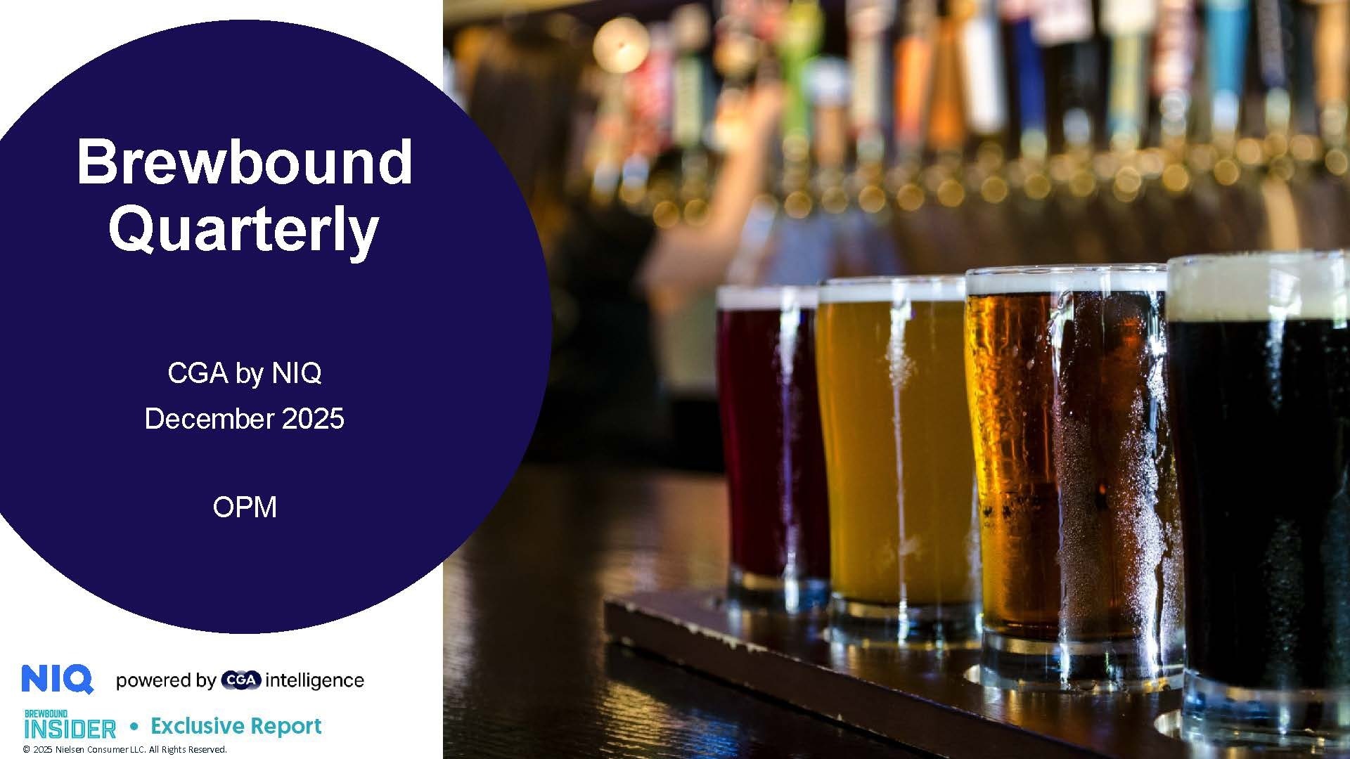 📊 CGA Brewbound Quarterly: Where Beer Still Wins -- and Where It’s Losing Ground