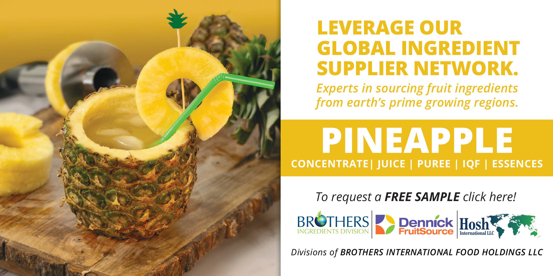 Leverage our Global Supplier Network! Your Pineapple Sourcing Partners