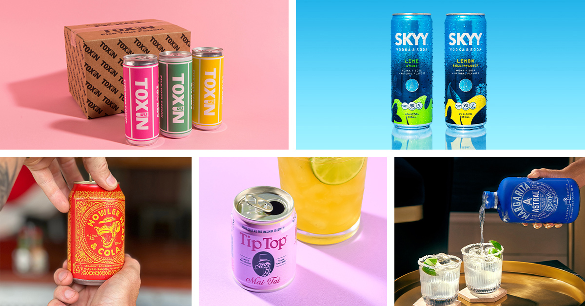 🆕 Gallery: New RTD Cocktails From Betty Booze, Tip Top, Diageo & More