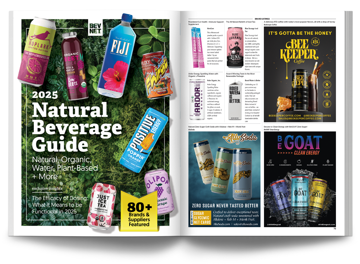 2 Days Left: List in BevNET’s 2025 Natural Beverage Guide