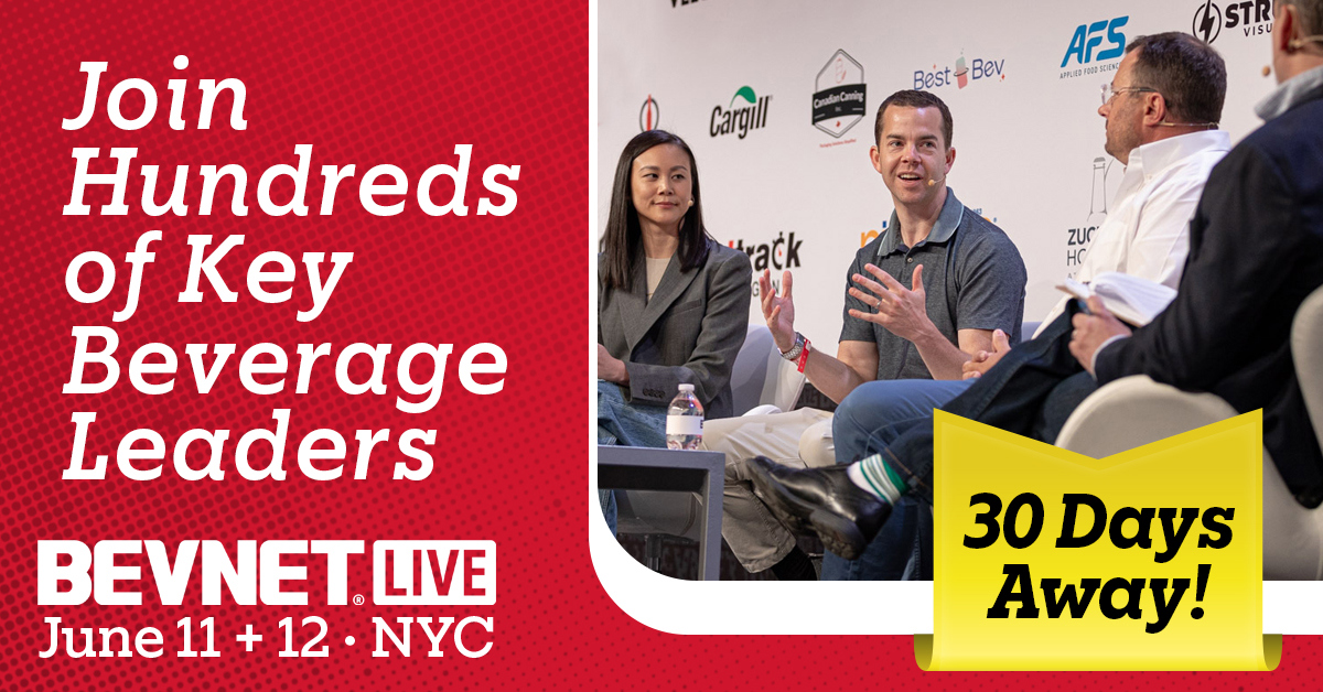 BevNET Live NYC on June 11 + 12: Only 30 Days Away! Join Hundreds of Key Beverage Leaders