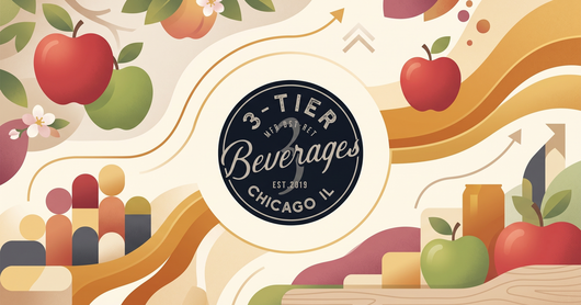Hard Cider Growth Fueled by Singles, 6-packs & National Brands, per 3 Tier Beverages