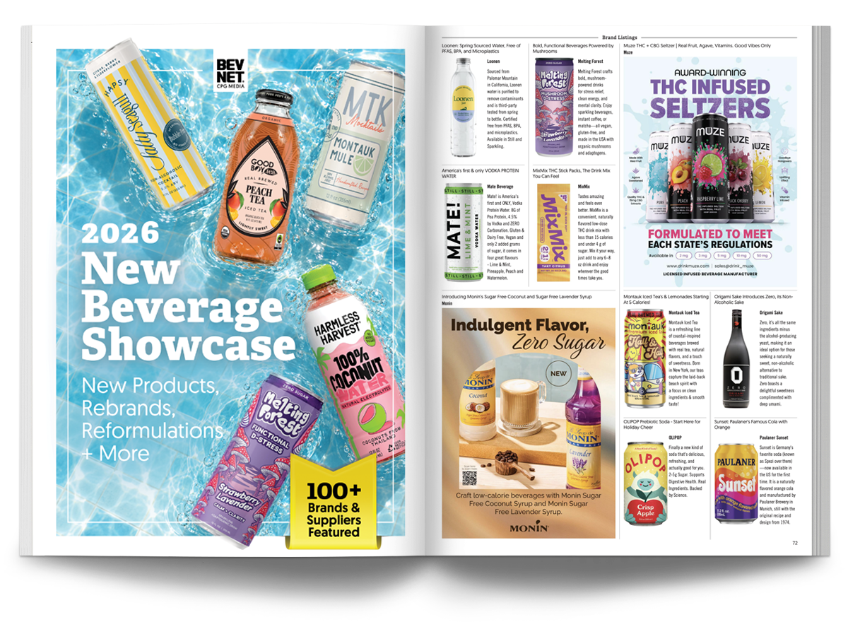 Launching, rebranding or reformulating? Get it in the New Beverage Showcase.