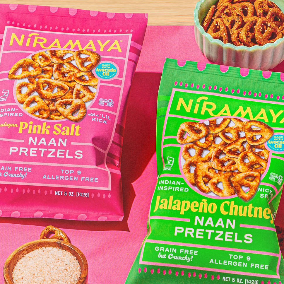 Niramaya Foods Naan Pretzels 