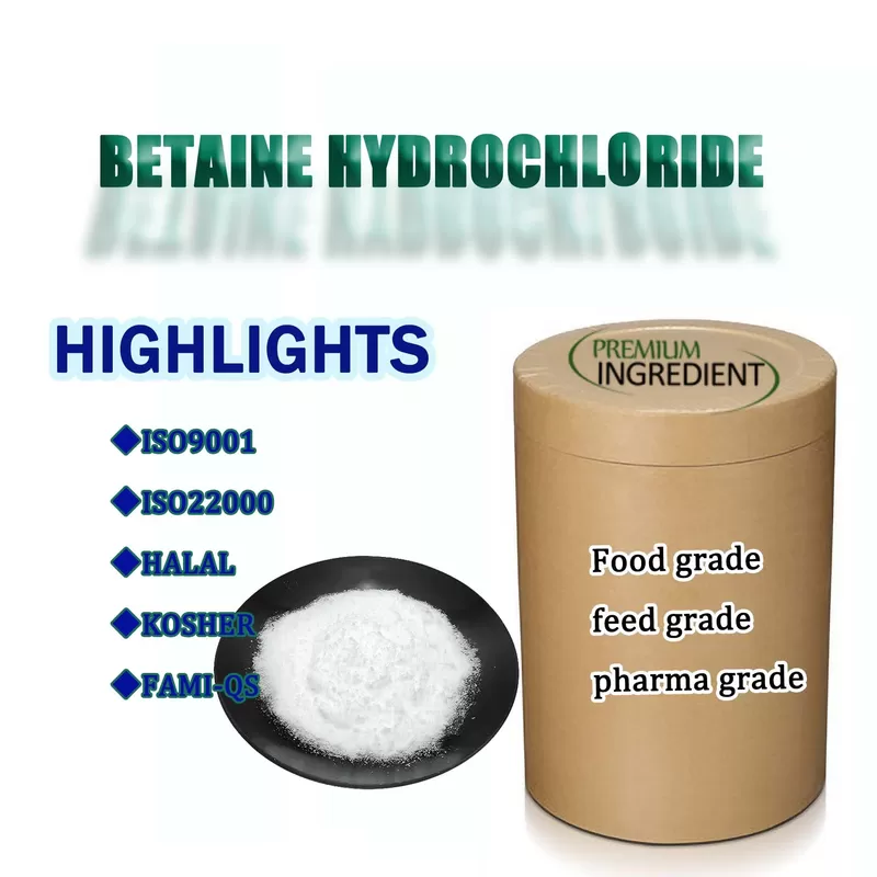 betaine Hcl  used for feed, food and pharm