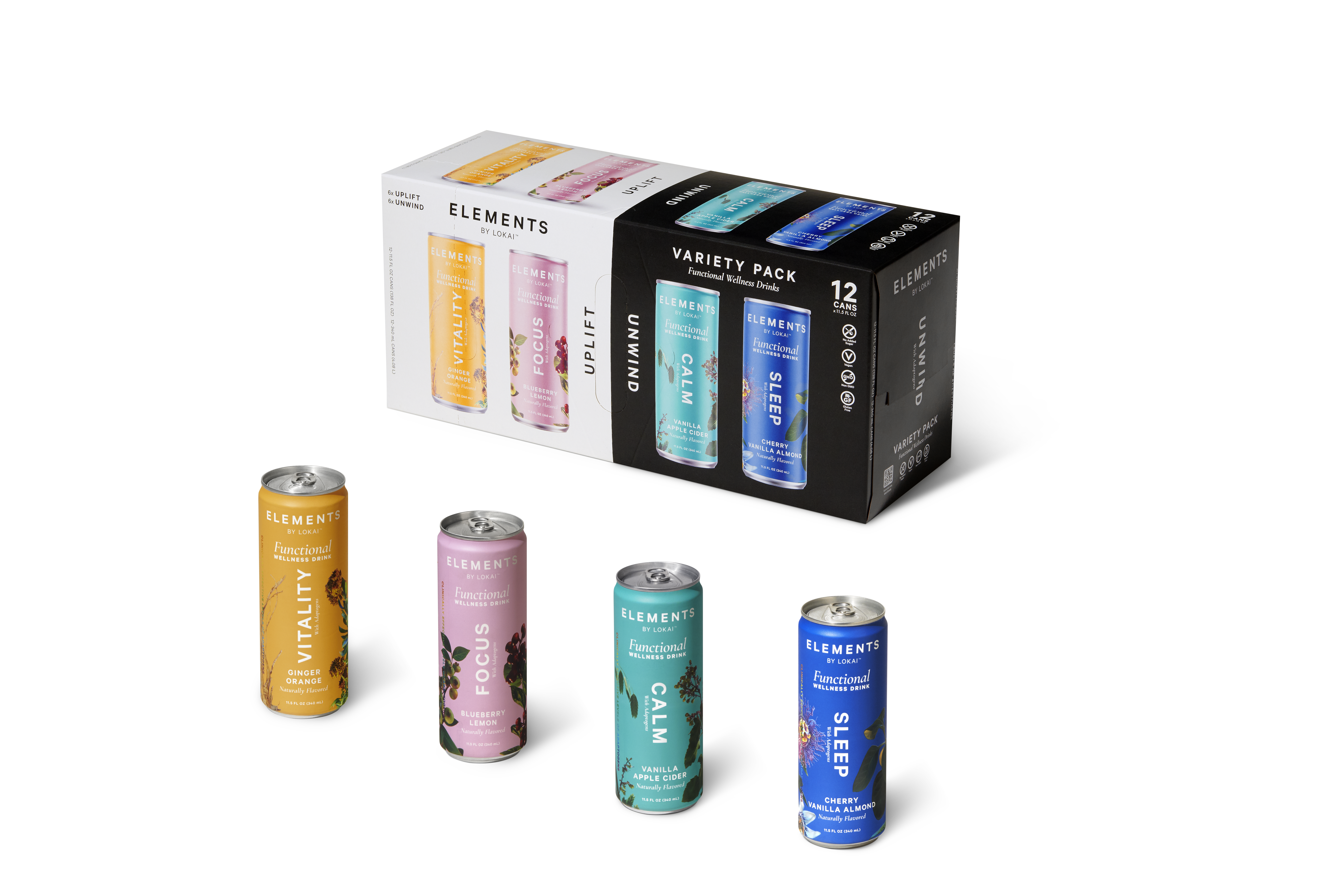Elements Drinks - Sampler 12 pack 