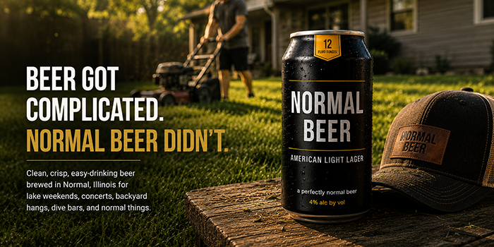 DESTIHL Launches Normal Beer, an All-Malt American Light Lager, This September