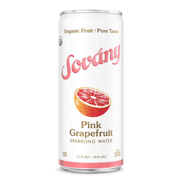 Sovány Beverage Adds Grapefruit to Its USDA Organic Sparkling Water Line
