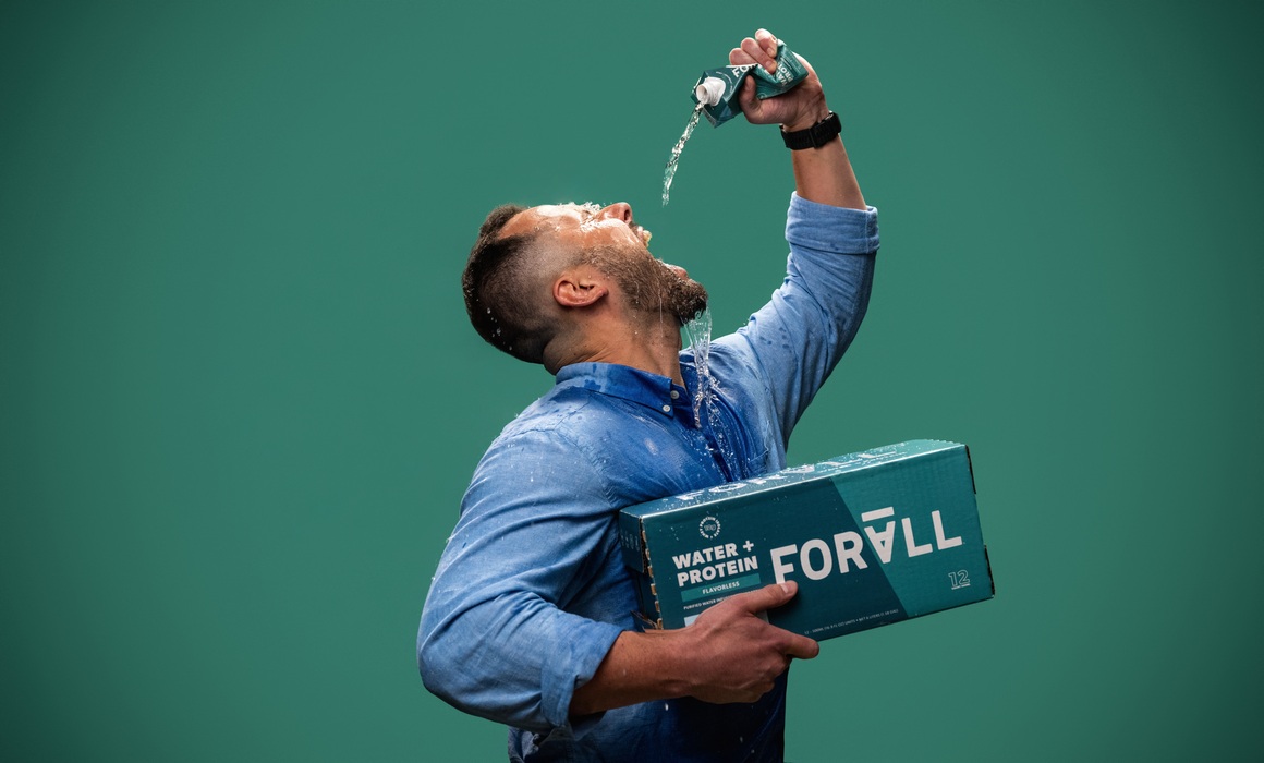 FORALL Nutrition Launches WATER+PROTEIN: The World's First Clear, Flavorless Protein Water