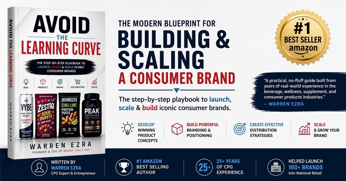 Founder Warren Ezra Achieves Amazon #1 Best Seller Status with New CPG Founder Book