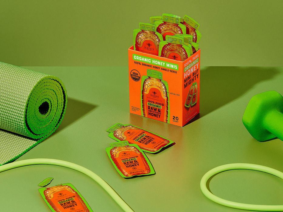 Nate’s Honey Extends On-the-Go Wellness for Organic Shoppers with Launch of USDA-Certified Organic Honey Minis