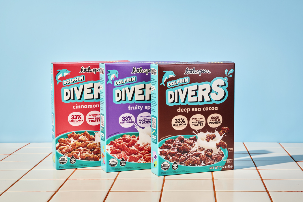 Little Spoon Takes on Breakfast Cereal With Dolphin Divers, image 1