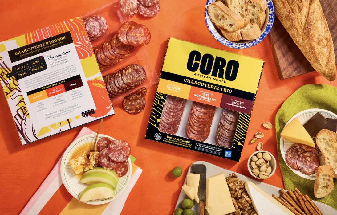 Coro Foods Launches in Publix, Kroger and Fresh Thyme Expanding Availability Nationwide: Pacific Northwest Charcuterie Brand Will Reach 2500 Doors by 2026